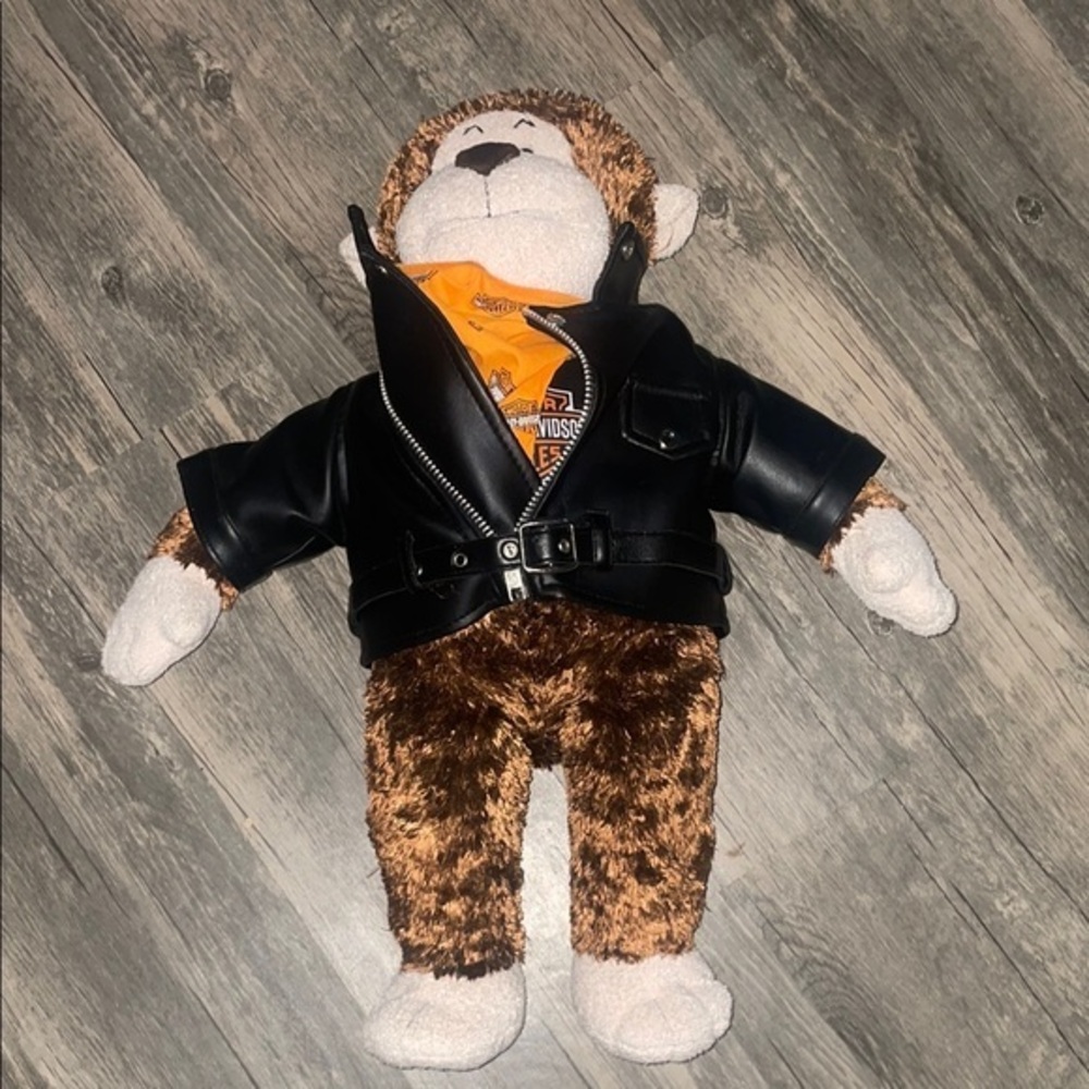 Build a bear Harley Davidson monkey